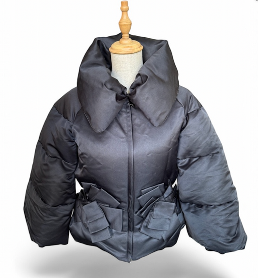 Moncler Silk Blend Puffer Jacket